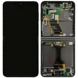 Přední kryt Samsung F731B Galaxy Z Flip5 5G Black / černý + LCD + dotyková deska, Originál