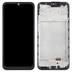 Přední kryt Samsung A155 Galaxy A15 4G Black / černý + LCD + dotyková deska, Originá - TFT