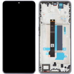 Přední kryt Xiaomi Redmi Note 13 Pro+ 5G Black / černý + LCD + dotyková deska, Origi - TFT
