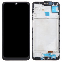 Přední kryt Samsung A155 Galaxy A15 4G, A156 Black / černý + LCD + dotyková deska, Originá
