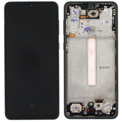 Přední kryt Samsung A336 Galaxy A33 5G Black / černý + LCD + dotyková deska, Originál