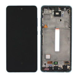 Přední kryt Samsung A526 Galaxy A52 5G, A525, A528 Blue + LCD + dotyková deska, Originál