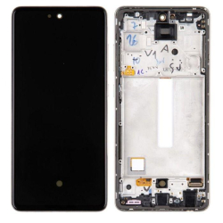 Přední kryt Samsung A526 Galaxy A52 5G, A525, A528 White + LCD + dotyková deska, Originál