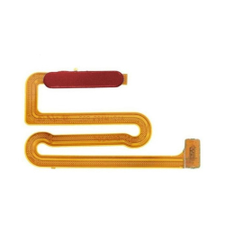 Flex kabel čtečky prstů Samsung A125 Galaxy A12, A127 A12s, M127 Red / červený, Originál
