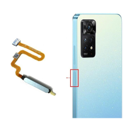 Flex kabel čtečky prstů Xiaomi Redmi Note 11 Pro 4G, 11 Pro 5G, M4 Pro 4G Star blue, Origi