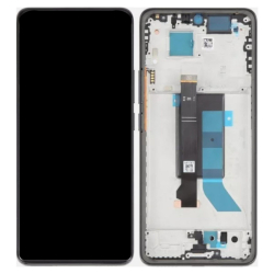 Přední kryt Xiaomi Redmi Note 14 Pro 5G Black / černý + LCD + dotyková deska, Originál