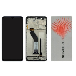 Přední kryt Xiaomi Redmi 14C 4G Black / černý + LCD + dotyková deska, Originál