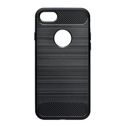 Pouzdro Forcell Carbon Apple iPhone 5, 5S, 5C, SE černé