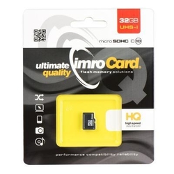 Paměťová karta micro SD IMRO 32GB Class 10