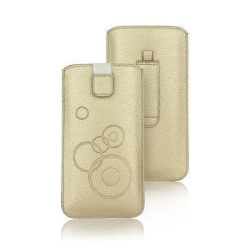 Pouzdro Deko GOLD Samsung i9300, i9500, i9505, Apple iPhone 6, LG L9, Nok 920, 625 zlaté