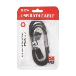 Datový kabel microUSB Typ C 3.0 barva černá