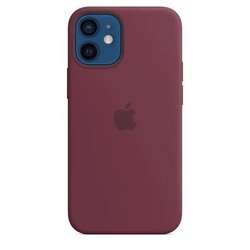 Silicone Case Apple iPhone 12 Mini plum MW82ZM A