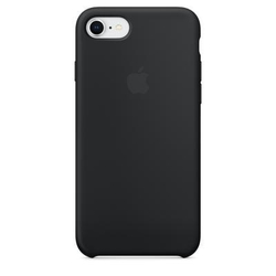Silicone Case Apple iPhone 7, iPhone 8, iPhone SE 2020 black MMQ