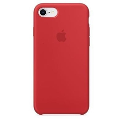 Silicone Case Apple iPhone 7, iPhone 8, iPhone SE 2020 red MMQU2FE A