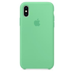 Silicone Case Apple iPhone X, iPhone XS spearmint MFM12FE A