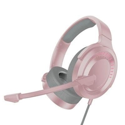 Sluchátka Baseus Gaming s mikrofonem barva růžová