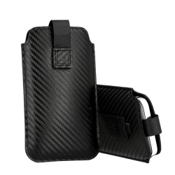 Pouzdro Deko Carbon R16 Apple iPhone 11 Pro, Sam. J530, Xia. Redmi 7A černé