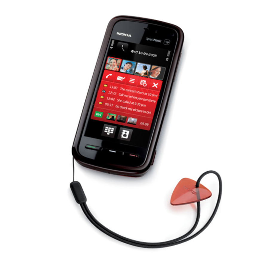 Dotykové pero Nokia CP-306 Red / červené