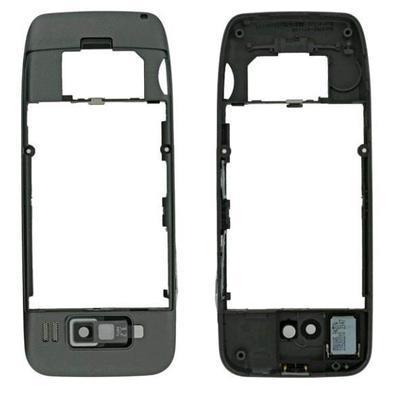 Střední kryt Nokia E52, E55 Metal Grey / šedý, Originál - SWAP