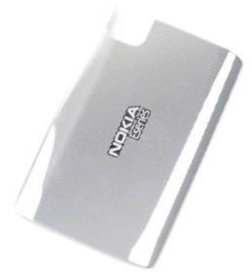 Zadní kryt Nokia E75 White Steel, Originál