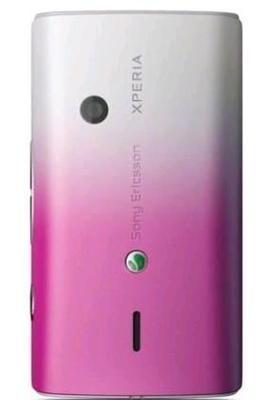 Zadní kryt Sony Ericsson Xperia X8, E15 Pink / růžový, Originál
