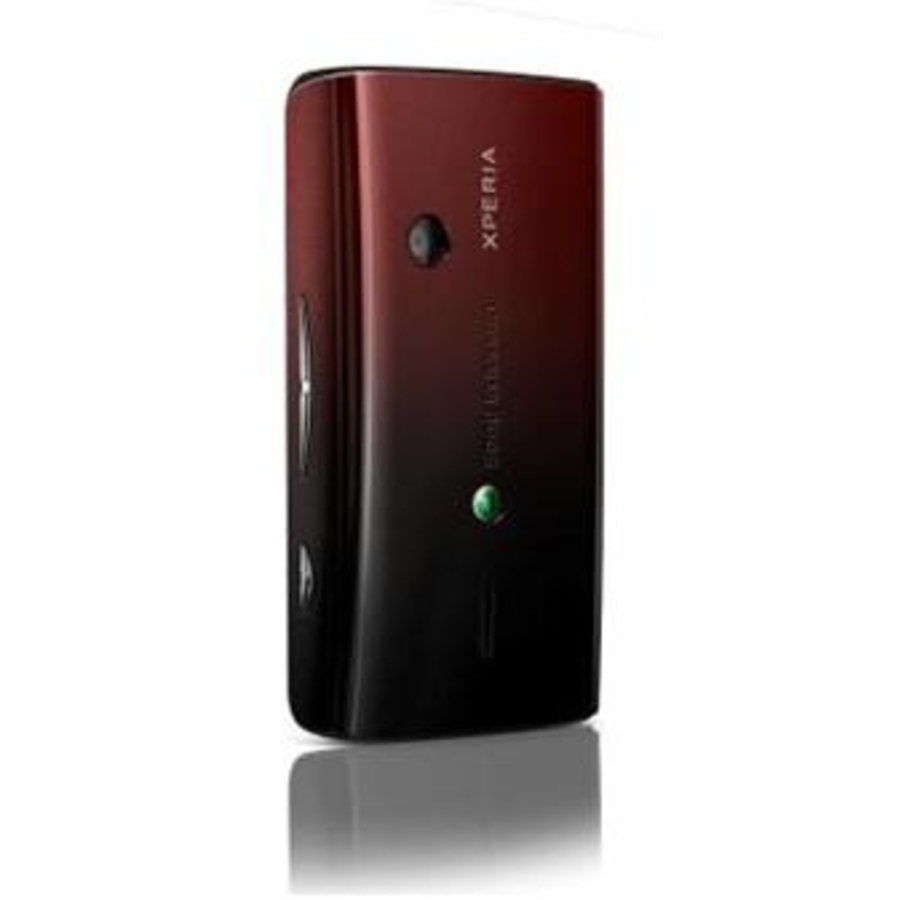 Zadní kryt Sony Ericsson Xperia X8, E15 Black Red / černočervený, Originál