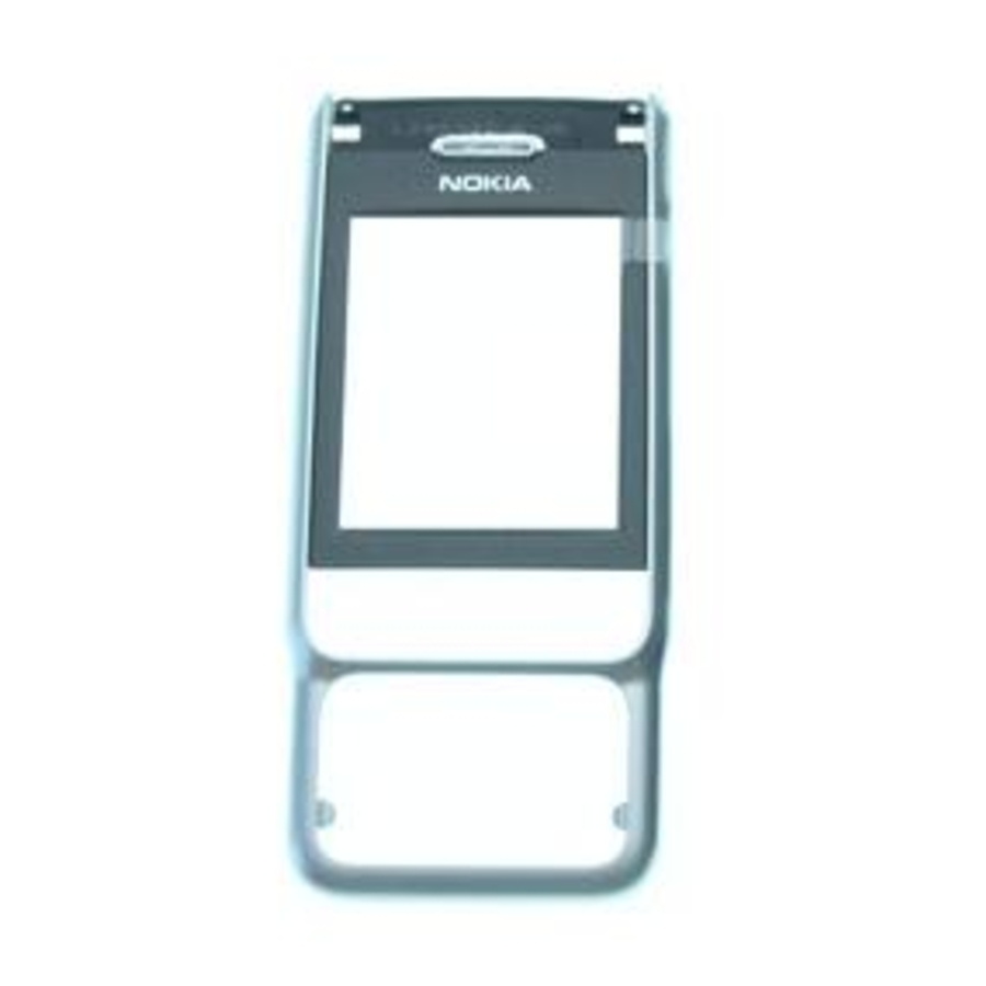 Přední kryt Nokia 3230 Black / černý, Originál