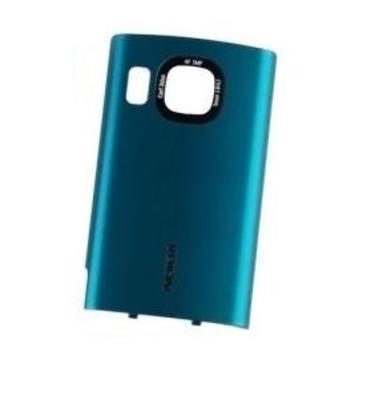 Zadní kryt Nokia 6700 Slide Petrol Blue / modrý, Originál