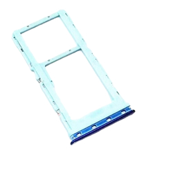 Držák SIM + microSD Xiaomi Mi A3 Blue / modrý, Originál