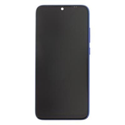 Přední kryt Xiaomi Redmi Note 7 Blue / modrá + LCD + dotyková deska, Originál