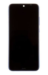 Přední kryt Xiaomi Redmi Note 8T Blue / modrý + LCD + dotyková deska, Originál