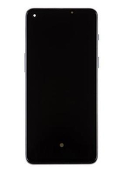 Přední kryt OnePlus Nord 2 Grey / šedý + LCD + dotyková deska, Originál